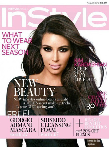 Kim Kardashian, InStyle UK Kim Kardashian, InStyle UK